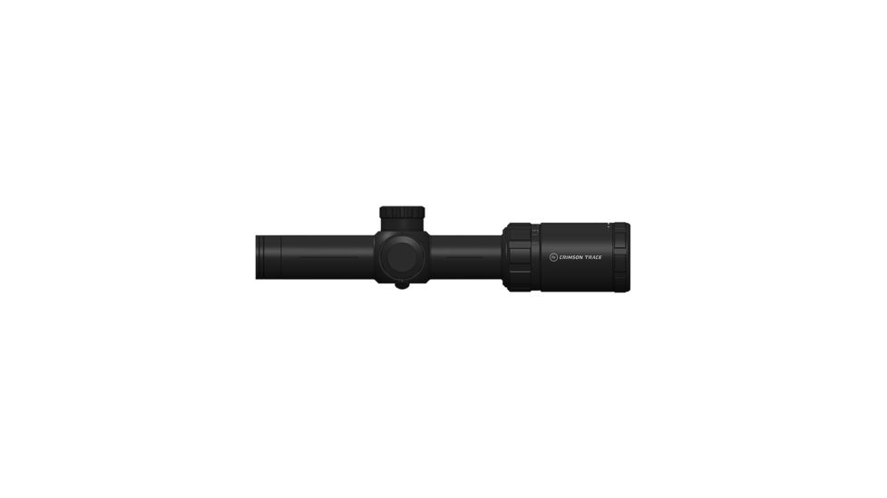 Crimson Trace 2 Series Tactical Rifle Scope, 1-4x24mm, FFP, 30mm Tube, SR4-MOA Illuminated Reticle, Black CTA-2104