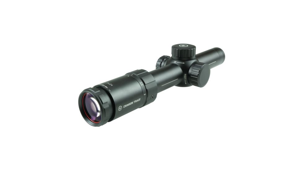 Crimson Trace 3 Series Sport Rifle Scope, 1-8x28mm, FFP, 34mm Tube, SR2-MOA Reticle, Black CSA-3108