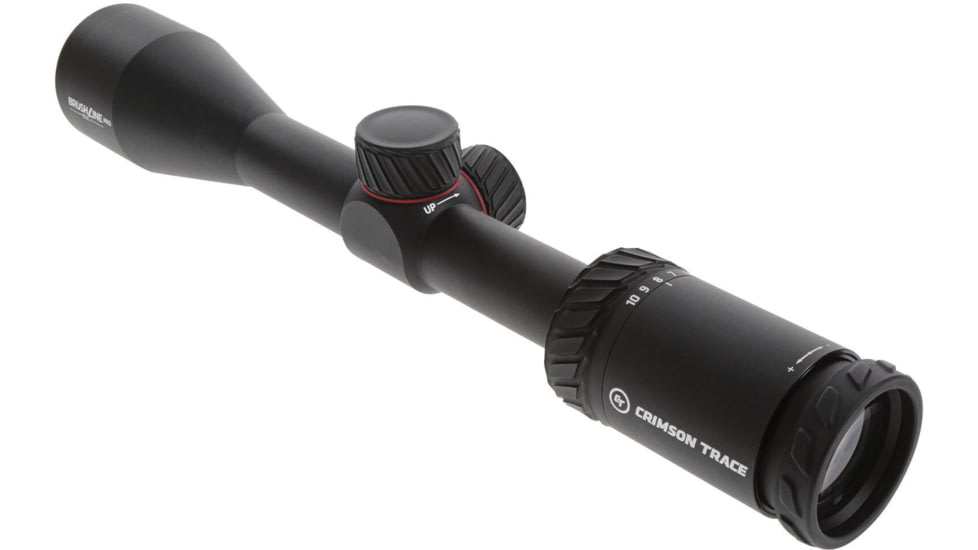 Crimson Trace Brushline Pro Rifle Scope, 2.5-10x42mm, 1in Tube, Second Focal Plane, CT Custom BDC PRO Reticle, MOC Coating
