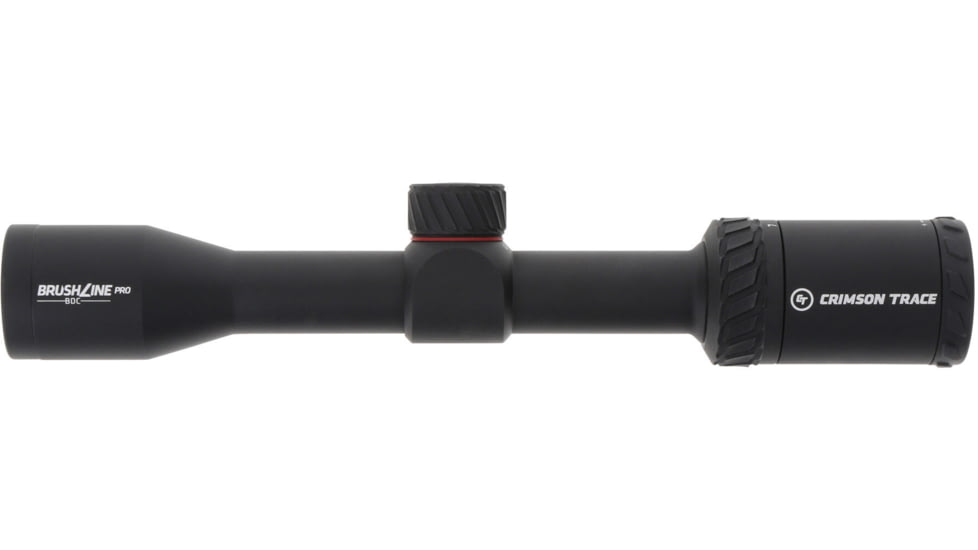 Crimson Trace Brushline Pro Rifle Scope, 2-7x32mm, 1in Tube, Second Focal Plane, CT Custom BDC Rimfire Reticle, MOC Coating, Black, 01-01440