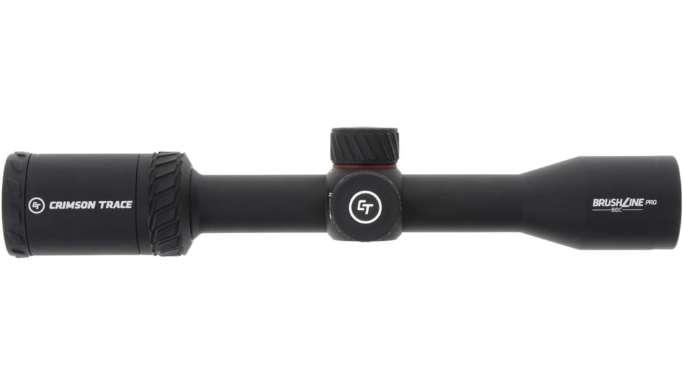 Crimson Trace Brushline Pro Rifle Scope, 2-7x32mm, 1in Tube, Second Focal Plane, CT Custom BDC Rimfire Reticle, MOC Coating, Black, 01-01440