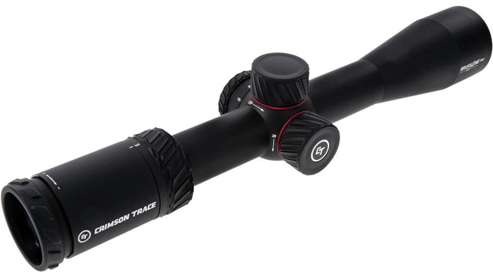 Crimson Trace Brushline Pro Rifle Scope, 3-12x42mm, 30mm Tube, Second Focal Plane, CT Custom BDC PRO Reticle, MOC Coating, Black, 01-01300