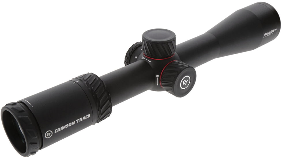 Crimson Trace Brushline Pro Rifle Scope, 3-12x42mm, 30mm Tube, Second Focal Plane, CT Plex Reticle, MOC Coating, Black, 01-01310