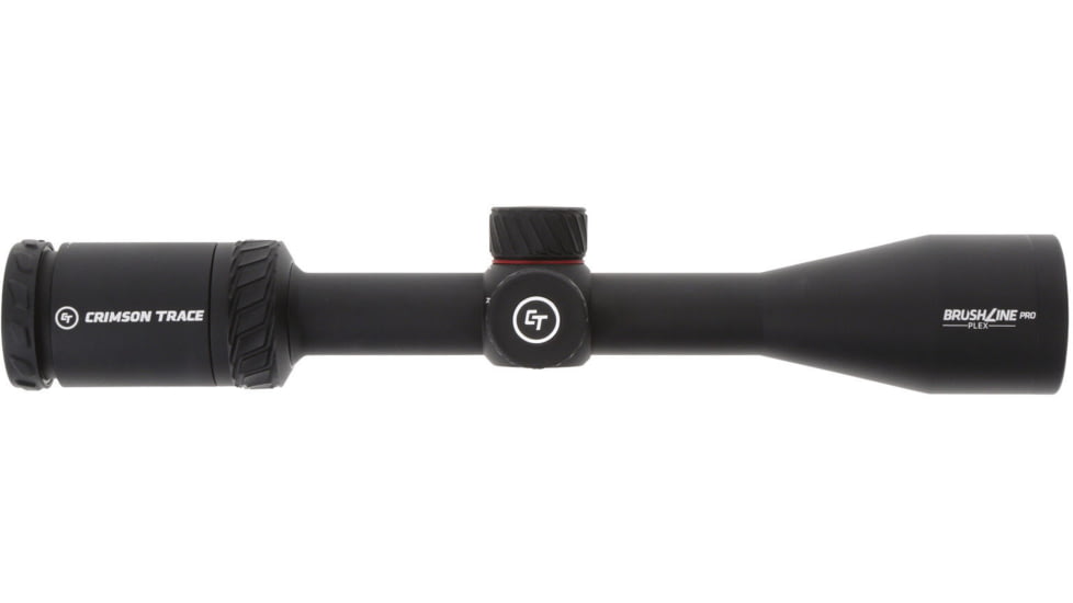 Crimson Trace Brushline Pro Rifle Scope, 3-9x40mm, 1in Tube, Second Focal Plane, CT Plex Reticle, MOC Coating, Black, 01-01450