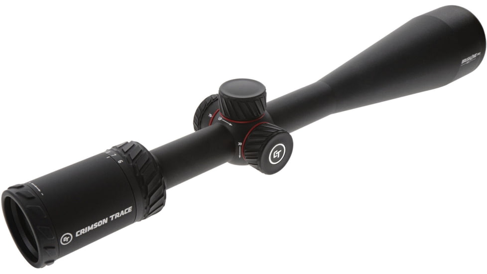 Crimson Trace Brushline Pro Rifle Scope, 6-24x50mm, Second Focal Plane, 1in Tube, CT Custom BDC PRO Reticle, MOC Coating, Black, 01-01430