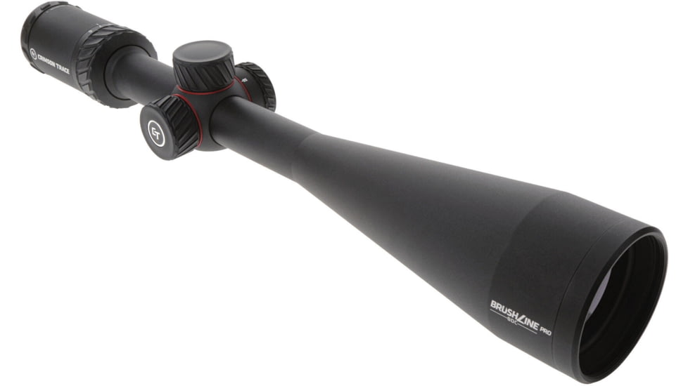 Crimson Trace Brushline Pro Rifle Scope, 6-24x50mm, Second Focal Plane, 1in Tube, CT Custom BDC PRO Reticle, MOC Coating, Black, 01-01430