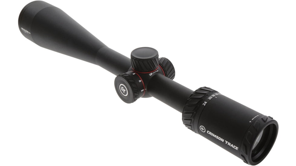 Crimson Trace Brushline Pro Rifle Scope, 6-24x50mm, Second Focal Plane, 1in Tube, CT Custom BDC PRO Reticle, MOC Coating, Black, 01-01430