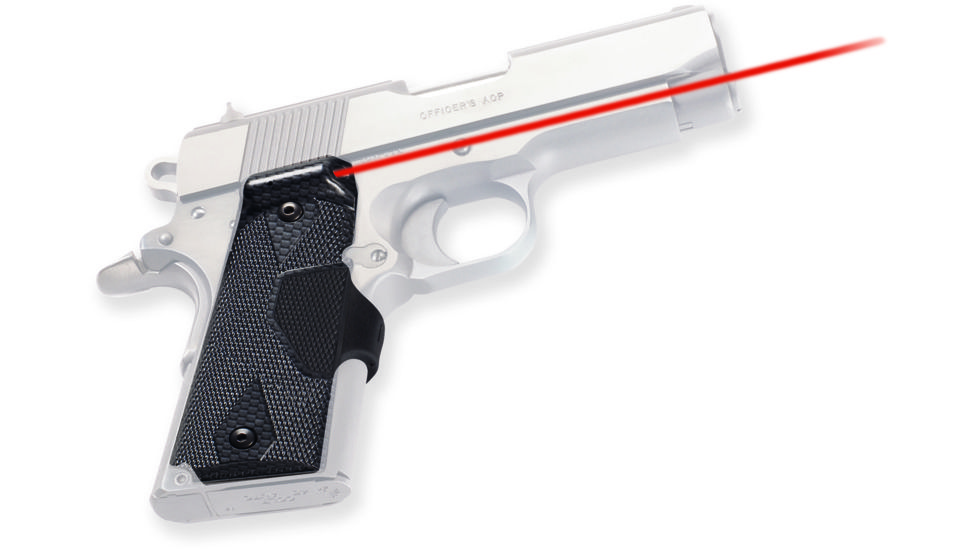 Crimson Trace Pro-Custom Carbon Fiber Pattern Lasergrip - 1911 and 1991A1 Full-Size LG-401P4 