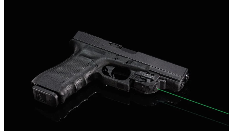 Crimson Trace CMR-206 Laser Pointer, M1913 Rail/Glock, Green Dot, Black, 01-3000227