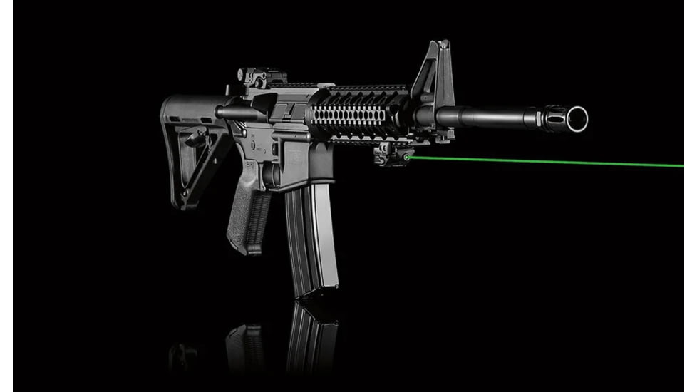 Crimson Trace CMR-206 Laser Pointer, M1913 Rail/Glock, Green Dot, Black, 01-3000227