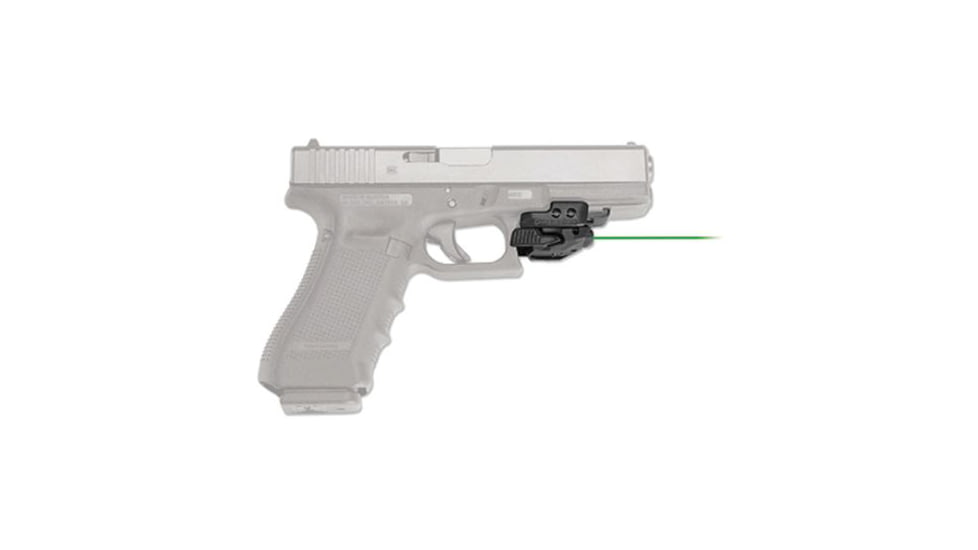 Crimson Trace CMR-206 Laser Pointer, M1913 Rail/Glock, Green Dot, Black, 01-3000227