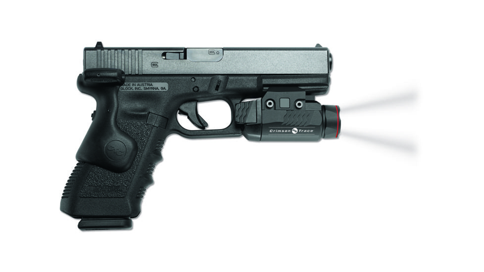 Crimson Trace CMR-208 Rail Master Universal Tactical Cree XPL LED Weapon Light, CR123, White, 420 Lumens, Black, CMR-208