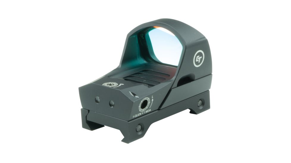 Crimson Trace Compact Electronic Open Reflex Sight for Rifles/Shotguns, 3.25 MOA, Wide FOV, Picatinny Mount, Black CTS-1400