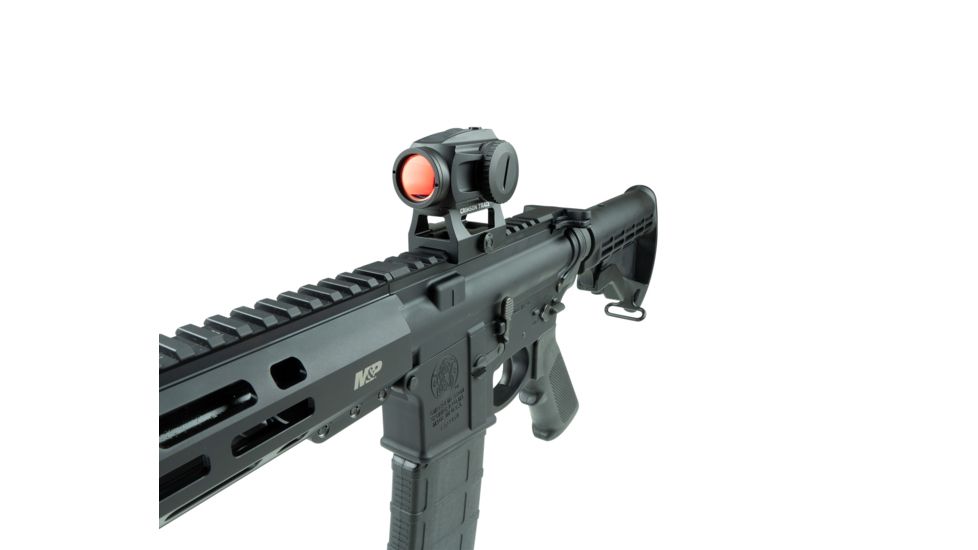 Crimson Trace Compact Tactical Red Dot Electronic Sight, 2 MOA, Picatinny Mount, Black CTS-1000