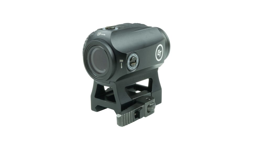Crimson Trace Compact Tactical Red Dot Electronic Sight, 2 MOA, Picatinny Mount, Black CTS-1000