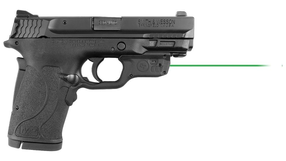Crimson Trace LG-459 Green Laserguard for Smith &amp; Wesson M&amp;P Shield EZ .380 and M&amp;P 22 Compact, LG-459G
