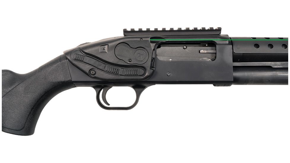 Crimson Trace LS-250G Lasersaddle Green Laser Sight for Mossberg 500 &amp; 590 Series Shotguns &amp; Shockwave, LS-250G