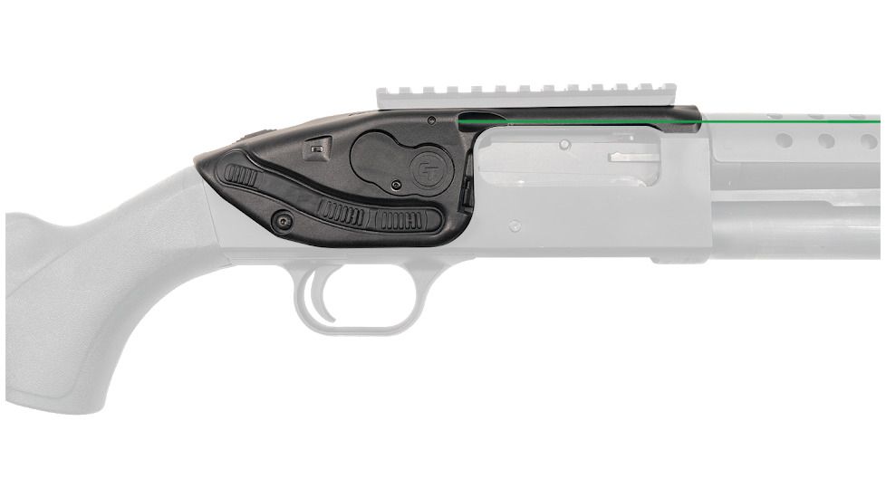 Crimson Trace LS-250G Lasersaddle Green Laser Sight for Mossberg 500 &amp; 590 Series Shotguns &amp; Shockwave, LS-250G
