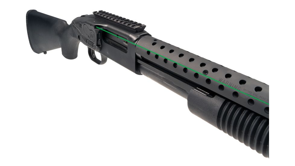 Crimson Trace LS-250G Lasersaddle Green Laser Sight for Mossberg 500 &amp; 590 Series Shotguns &amp; Shockwave, LS-250G