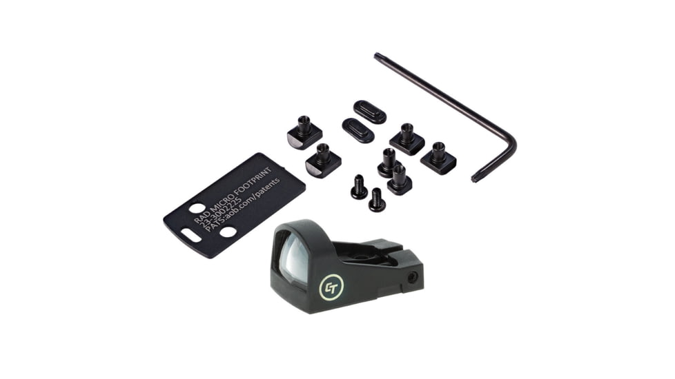 Crimson Trace CTS-1520 Dovetail Mount Red Laser Sight Combo Kit, Smith and Wesson/Glock, Black, 01-30000201