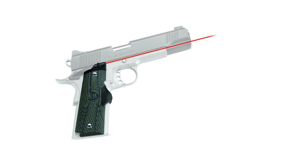 Crimson Trace DEMO Master LaserGrip 1911 Full-Size Laser Sight, Green G10 LG-910 DEMO