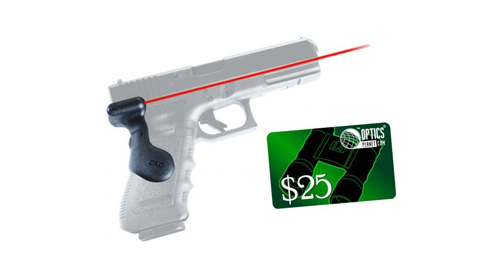 Crimson Trace G-Series Full Size Glock Laser Grip, GOULD, Gen 3 Grip and Leather Holster Combo LG-617H GOULD w/ 25 Dollar Email Gift Certificate