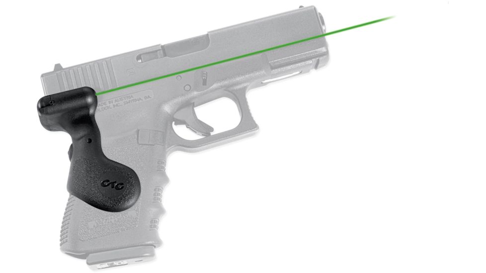 Crimson Trace Glock, 19, Lasergrips, Rear Activation-Green, Clam Pack 191580