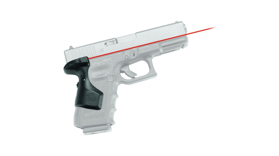 Crimson Trace Glock 4th Gen - Compact, 19, 23 - Lasergrips, Rear Activation, Black LG-851-S