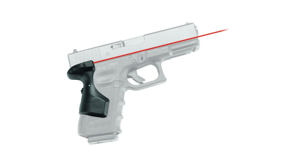 Crimson Trace Glock 4th Gen - Full Size, 17, 22, 31, 34, 35 - Lasergrips, Rear Activation, Black LG-850-S