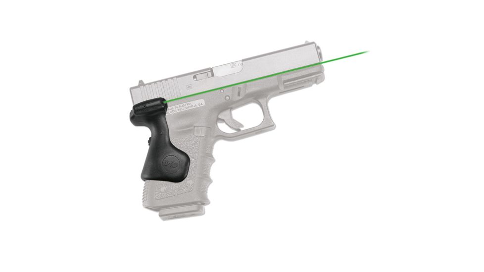 Crimson Trace Fits Glock Gen 3 Green Laser Grip, Black, Compact-sized Guns LG-639G