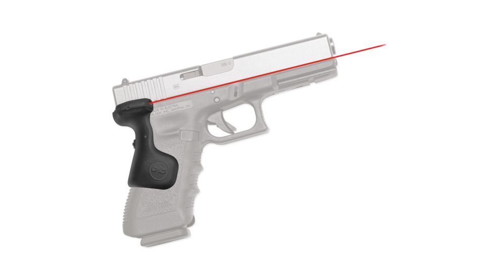 Crimson Trace For Glock Gen 3 Lasergrip, Rear Activation, Black, Fit 17,17L,22,31,34,35 LG-637