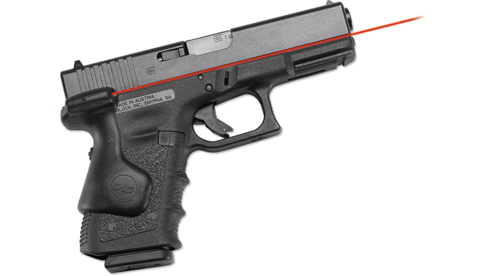 Crimson Trace Glock Gen 3 Lasergrips, Rear Activation, Black, Fit 19, 23, 25, 32 LG-639 DEMO