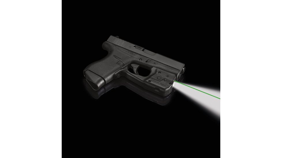 Crimson Trace Laser Guard Pro Weapon Light for Glock , CR2, Green, 150 Lumens, Black, LL-803G