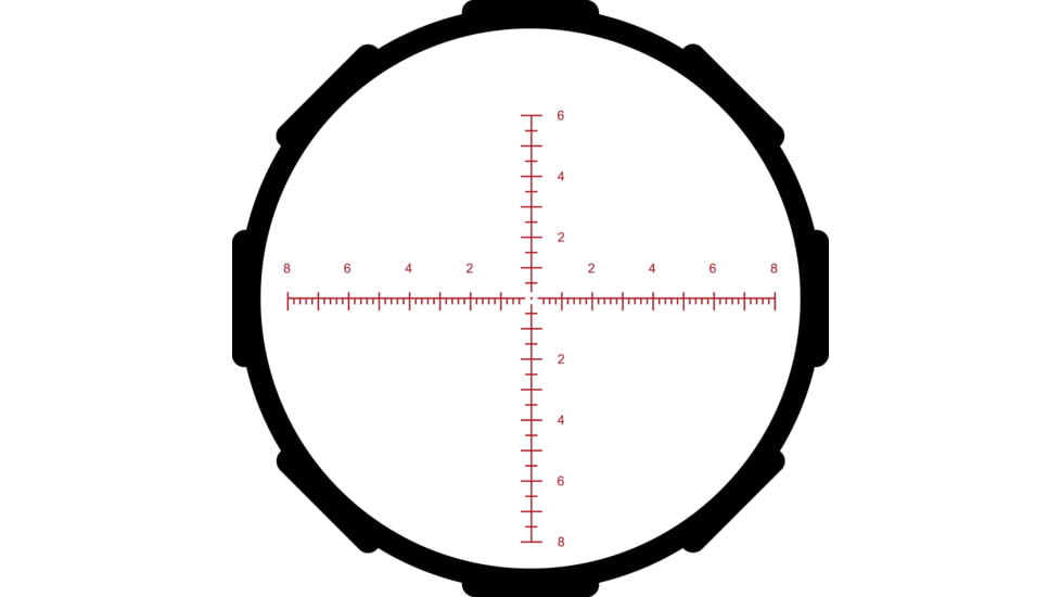 Crimson Trace Hardline Pro Rifle Scope, 4-16x50mm, 30mm Tube, Second Focal Plane, Illuminated CT Custom MR1-MIL Reticle, Spring-Loaded Zero-Reset Turrets, MOC Coating, Black, 01-01070