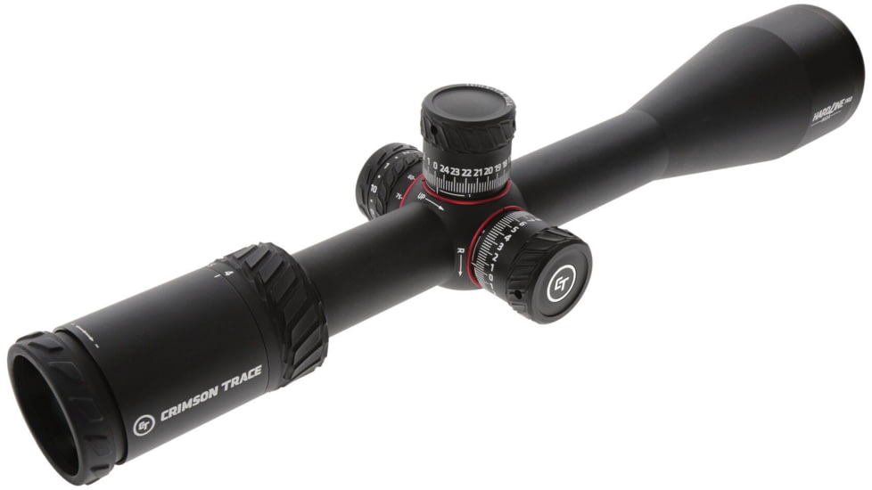 Crimson Trace Hardline Pro Rifle Scope, 4-16x50mm, 30mm Tube, First Focal Plane, Illuminated CT Custom MR1-MOA Reticle, MOC Coating, Black, 01-01020