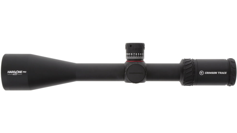 Crimson Trace Hardline Pro Rifle Scope, 4-16x50mm, 30mm Tube, First Focal Plane, Illuminated CT Custom MR1-MOA Reticle, MOC Coating, Black, 01-01020