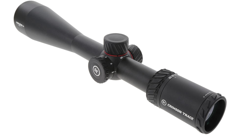 Crimson Trace Hardline Pro Rifle Scope, 5-20x50mm, 30mm Tube, Second Focal Plane, CT Custom MR1-MOA Reticle, MOC Coating, Black, 01-01360