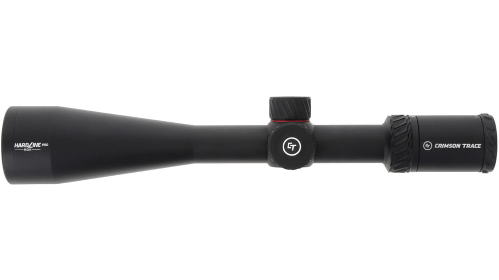 Crimson Trace Hardline Pro Rifle Scope, 6-24x50mm, 30mm Tube, First Focal Plane, Illuminated CT Custom MR1-MOA Reticle, MOC Coating, Black, 01-01040