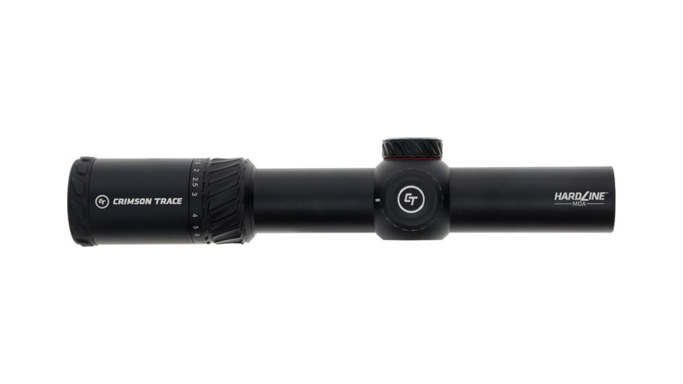 Crimson Trace Hardline Rifle Scope, 1-10x28mm, 34mm Tube, Second Focal Plane, Illuminated CT TR1-MOA, 01-3002403