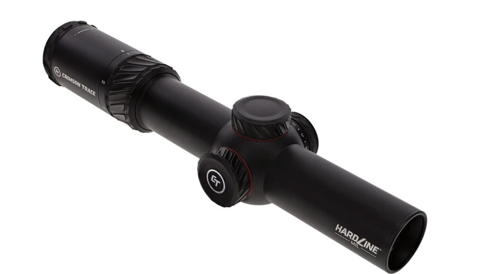 Crimson Trace Hardline Rifle Scope, 1-8x28mm, 34mm Tube, Second Focal Plane, Illuminated CT TR1-MIL, 01-3002300