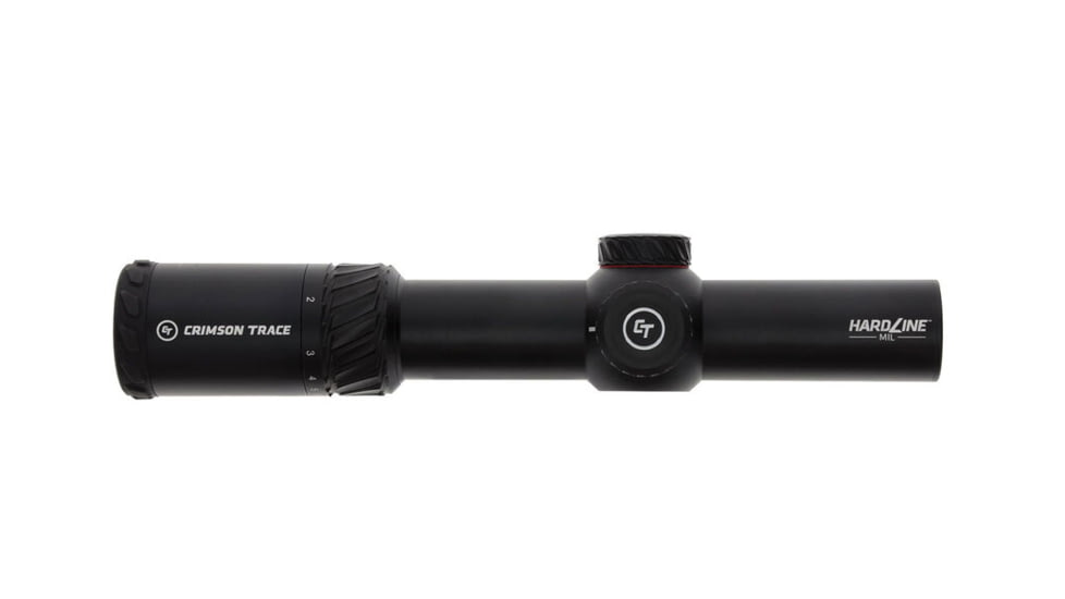 Crimson Trace Hardline Rifle Scope, 1-8x28mm, 34mm Tube, Second Focal Plane, Illuminated CT TR1-MIL, 01-3002300
