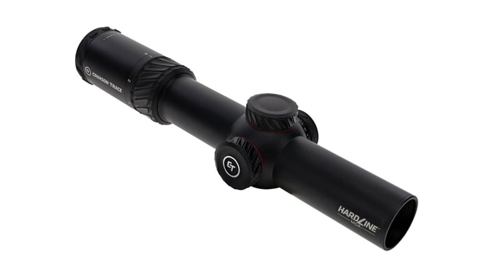Crimson Trace Hardline Rifle Scope, 1-8x28mm, 34mm Tube, Second Focal Plane, Illuminated CT TR1-MOA, 01-3002402