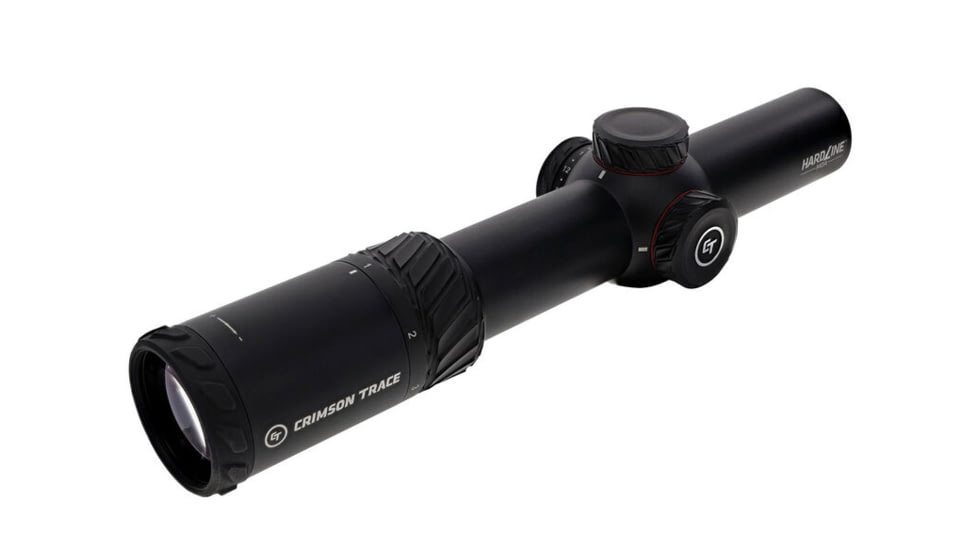 Crimson Trace Hardline Rifle Scope, 1-8x28mm, 34mm Tube, Second Focal Plane, Illuminated CT TR1-MOA, 01-3002402