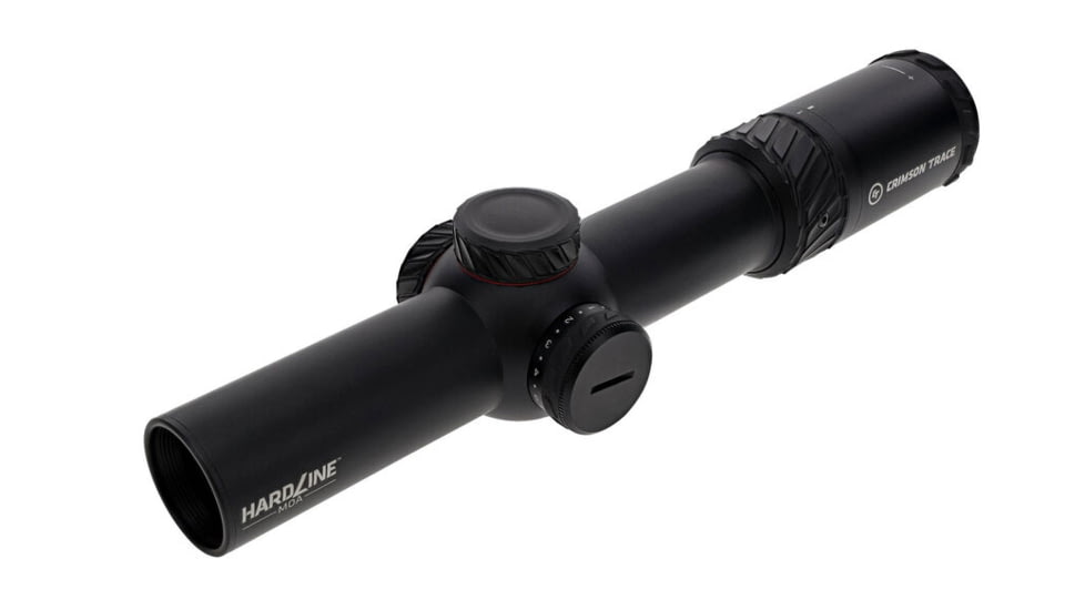 Crimson Trace Hardline Rifle Scope, 1-8x28mm, 34mm Tube, Second Focal Plane, Illuminated CT TR1-MOA, 01-3002402
