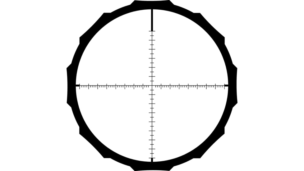 Crimson Trace Hardline Rifle Scope, 3-12x42, 30mm Tube, Second Focal Plane, CT Custom MR1-MIL Reticle, MOC Coating, Black, 01-01170