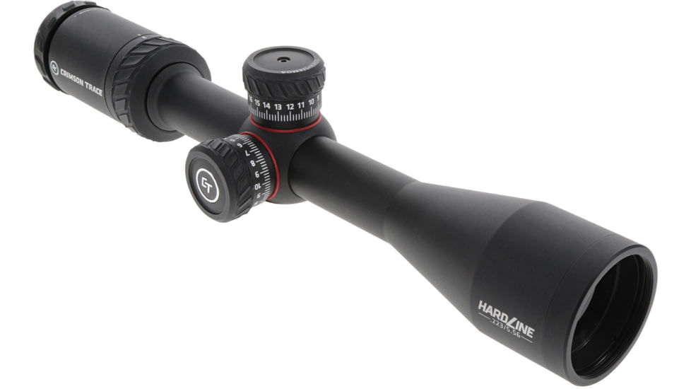 Crimson Trace Hardline Rifle Scope, 3-9x40mm, 1in Tube, Second Focal Plane, CT Custom MR1-MOA Reticle, MOC Coating, Black, 01-01200