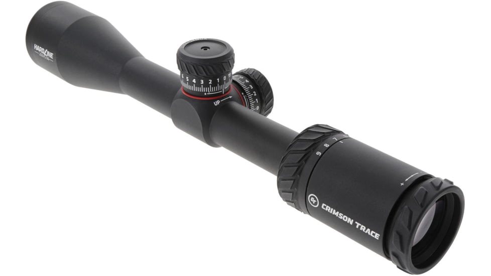 Crimson Trace Hardline Rifle Scope, 3-9x40mm, 1in Tube, Second Focal Plane, CT Custom MR1-MOA Reticle, MOC Coating, Black, 01-01200