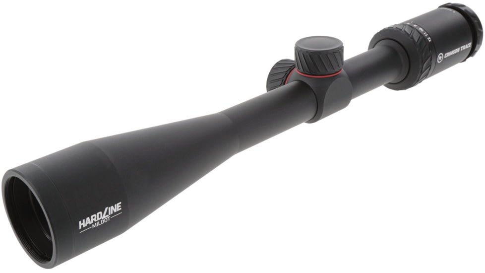 Crimson Trace Hardline Rifle Scope, 4-12x40mm, 1in Tube, Second Focal Plane, CT MILDOT Reticle, MOC Coating, Black, 01-01510
