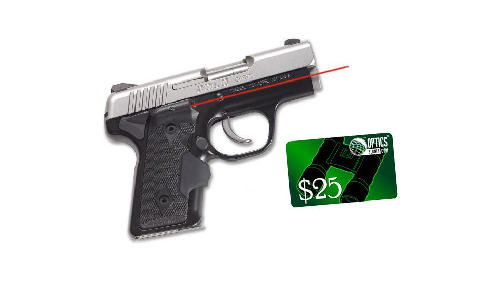 Crimson Trace Kimber Solo- LaserGrips, Black LG-408 w/ 25 Dollar Email Gift Certificate