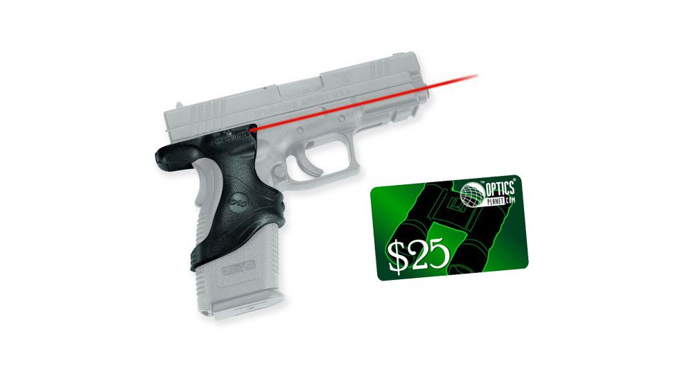 Crimson Trace Lasergrip For Springfield Armory XD 45 ACP LG445 w/ 25 Dollar Email Gift Certificate